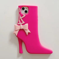Oucai Tricks High Heel Bow Knot