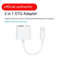 Lightning Interface Expansion Dock Mouse Keyboard OTG Adapter Typec