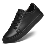 Punching Hollowed Leisure Cowhide Board Shoes