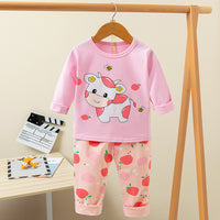 Printed Cute Cartoon Casual Children's Clothing Home Service Suit