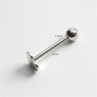 Punk Titanium Steel Love Heart Tongue Pin