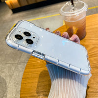 Transparent Candy TPU Color-contrast Fall-proof Protective Sleeve