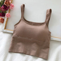 Sexy Beauty Back Wrapped Chest Without Steel Ring Removable Chest Pad