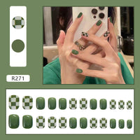 Nail Art Finished Fake Nail Scrub Nail Patch Wearable