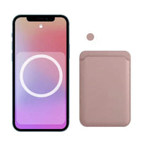Magnetic Attraction Leather Card With Animation Sleeve Phone Case