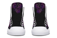Fashion Printed Couple High Top Canvas Shoes