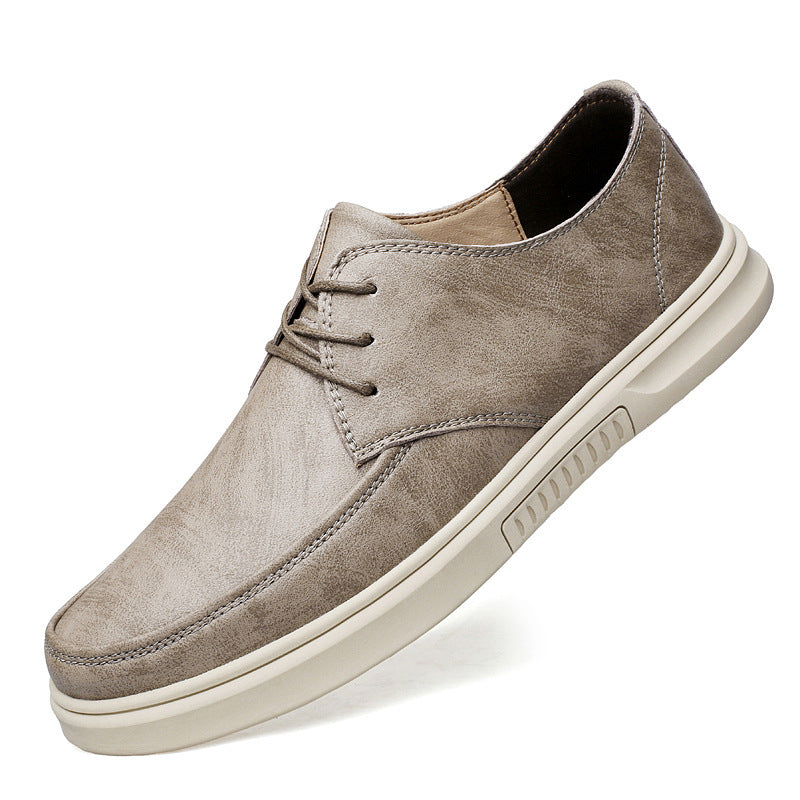 Men's Leather Leather Casual Versatile Single-layer Shoes