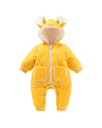 Children's Winter Climbing Clothes With Hooded Insulation
