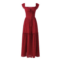 Beach-Style Backless Dress Womens Summer