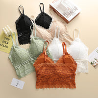 Women's Lace French Push Up Breathable Hollow Bra