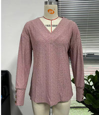 Casual Long Cufflinks Hollow Out Lace Hollow Out Shirt