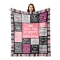 Flannel Blanket Printed Party Bedroom Decoration