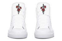 Fashion Printed Couple High Top Canvas Shoes