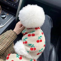 Pet Knitted Sweater For Teddy Bichon Frise, And Small Puppies