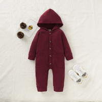 Children's hooded romper