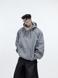 Men's Three-dimensional Fleece Hoodie