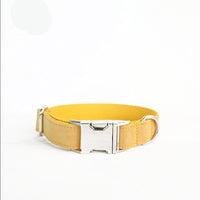 Adjustable dog collar with customizable name