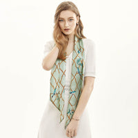 Silk double-layer double-sided ribbon