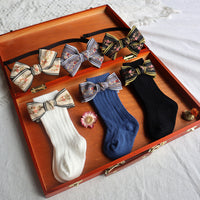 Spanish Ins Baby National Wind Full Moon One Year Old Newborn With Gift Bow Hair Hoop Socks Set