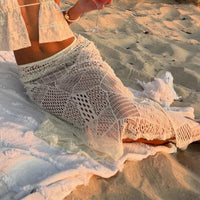 Bodycon Sheer Low-Waist EuropeanAmerican Style Fishtail Skirt