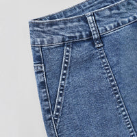 French-style Slimming Straight-leg Cropped Wide-leg Pants