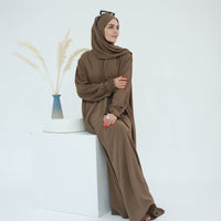 Middle East Dubai Turkey Headscarf Dress