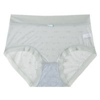 Women's Ultra-thin Ice Silk Lace Underwear Mid Waist Sexy Seamless