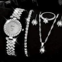 Women's Cornucopia Diamond-embedded Watch Set Popular