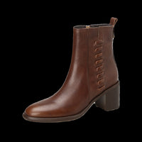 Retro British-style Dr Martens Boots With A Round Toe And Chunky Heel