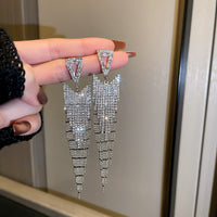 Stylish Letter-shaped Tassel Earrings