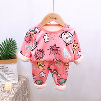 Men's And Boys' Long-Sleeved Trousers Pajamas