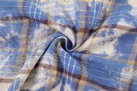 Fashion Personality Plaid Tie-dyed Shirt For Men