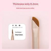 Sickle Eyeliner Brush Soft Hair Eye Blooming Blush Concealer