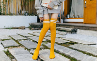 Stockings, socks, socks, socks, high socks, pure cotton, Korean version, wind, autumn and winter.
