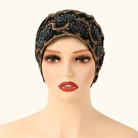 Beaded Lace Cap For Womenversatile