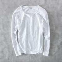 Men's Fashionable Casual All-Match Crewneck Long-Sleeve