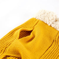 Warm autumn and winter bowknot dog cat clothes