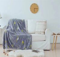 Flannel Glow-in-the-dark Blanket Soft Cozy And Warm For Naps