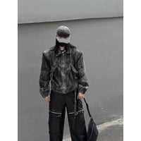 Vintage Distressed Men's And Women's Denim Jacket