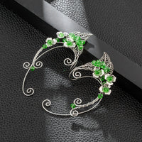 Original Retro Green Handmade Graceful Cross-border Non-piercing Ear Clip