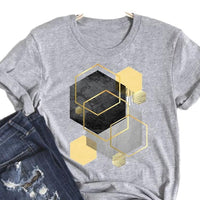 Geometric Printed Summer Short Sleeve