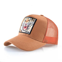 Simple Breathable Baseball Cap With Animal Embroidery