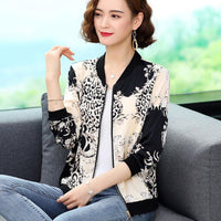 Women's Summer Lightweight Breathable Loose Plus Size Chiffon Fashion Jacket