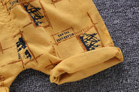 Short-sleeved gentleman tie set