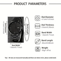 Men's Trendy Roman Digital Fashion Watch Suit