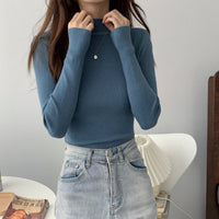 Autumn And Winter Versatile Student Slim-fit Turtleneck Women's Sweater