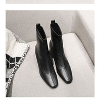 Stylish Minimalist Retro Design Womens Boots