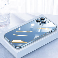 Transparent Phone Case Lens Cover Steel Frame