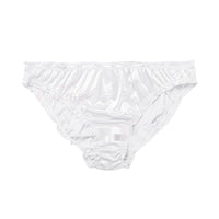 Glossy Quick-drying Briefs Sexy T-shaped Mid-waist Purified Cotton Crotch Breathable Ladies