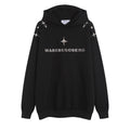 Metal Aircraft Buckle Hooded Men's Sweater